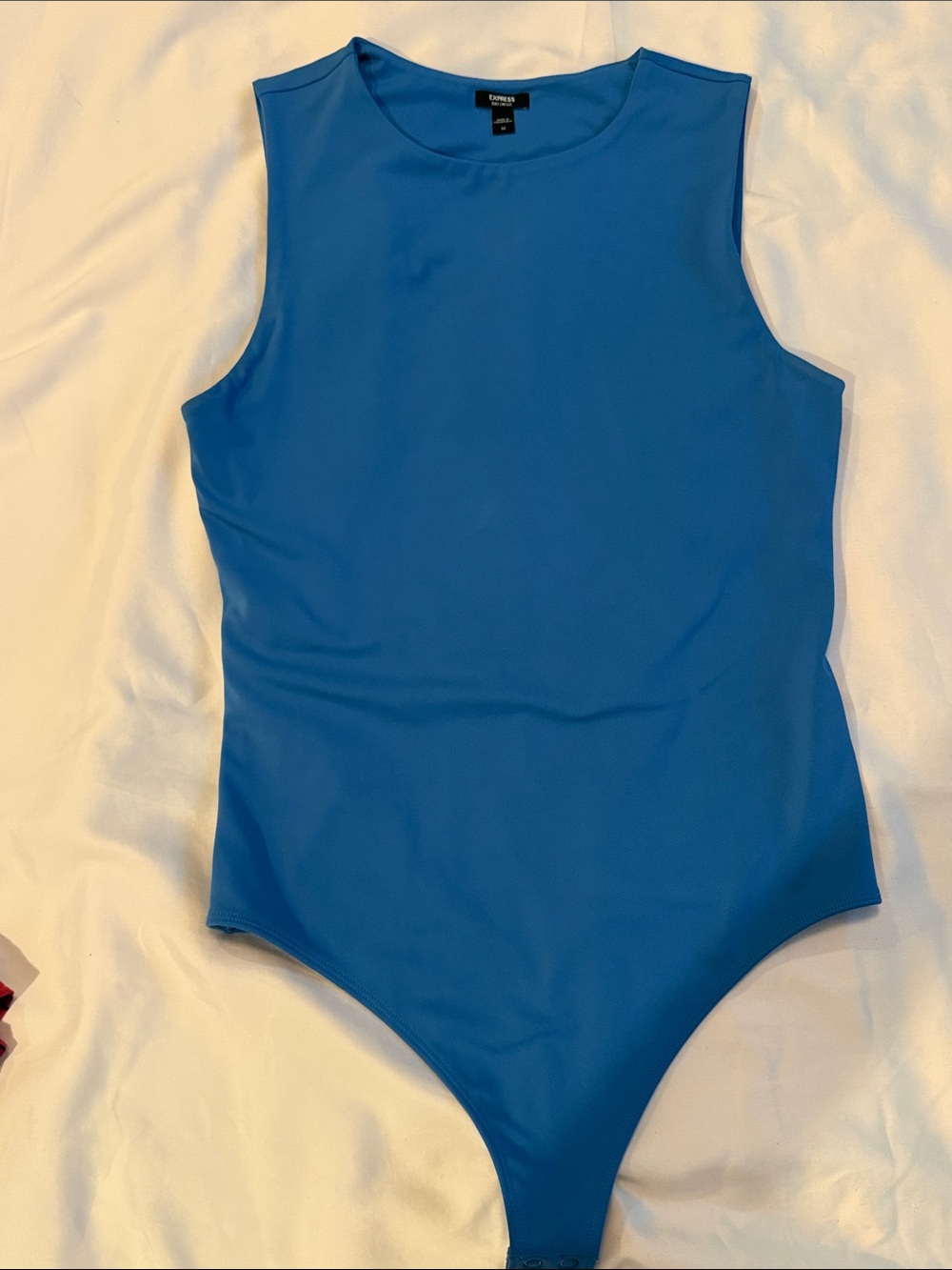 Express Red Striped, Blue and Black Women’s Bodysuit Trio - Picture 4 of 5